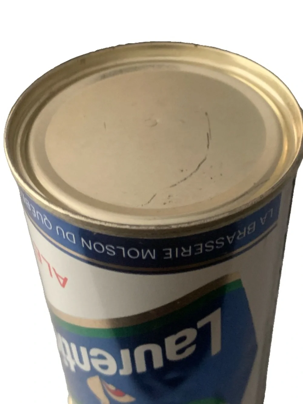 Vintage Beer Can Laurentide Biere Ale Tab Empty Steel Can Canada Molson